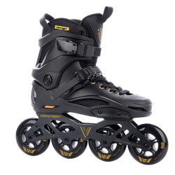 Tempish viber l.e. 90 black-gold inline skate heren -