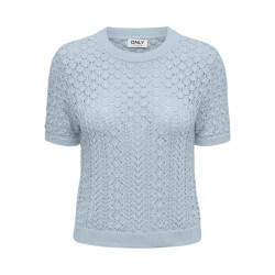 Only Onlsaga ss o-neck knt noos licht