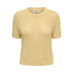 Only Onlsaga ss o-neck knt noos licht