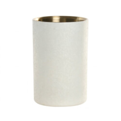 Casa di Elturo Luxe dubbelwandige wijnkoeler – rvs – mat / goud – Ø12 cm x h18 cm