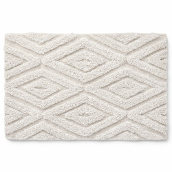 Casa di Elturo Badmat katoen boho squares /wit – 50 x 80 cm