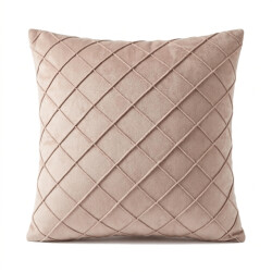 Casa di Elturo Sierkussen varena velvet 45 x 45 cm – luxe poeder kussen met geometrisch