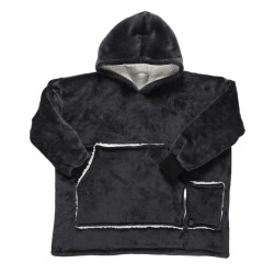 Casa di Elturo Usb verwarmde hoodie warmte deken 2-in-1 zachte fleece 3 warmtestanden -