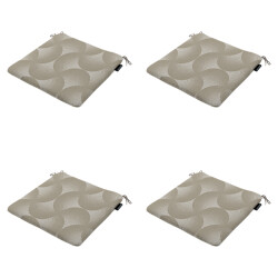 Madison zitkussen napels - 40x40x4,5cm set van 4
