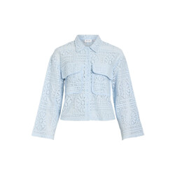 Vila Vimerinda crochet ls cardigan noos licht