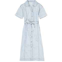 Garcia Jeans Denim lange jurk blue denim