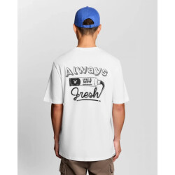 Lyle and Scott Ts2422v toothpaste graphic white black w104  t-shirt fancy