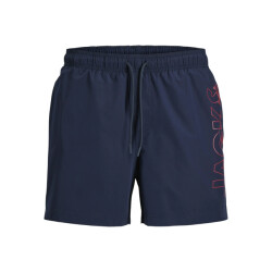 Jack & Jones Heren plus size zwemshort jpstmaui wave logo donker