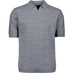 No Excess Pullover short sleeve polo jacquard night