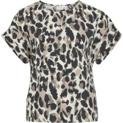 Vila vijosa s/s top noos 14101663 birch aop astrid