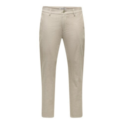 Only & Sons onsmark tap 0011 cotton linen pant 22024937 elmwood