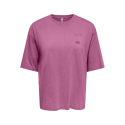 Only onlshania s/s print top box jrs 15372195 wild orchid