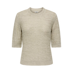 Jacqueline de Yong mia 2/4 o-neck sequin pullover k 15366194 fog