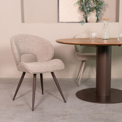Label51 eetkamerstoel sakura - 62x57x84 cm set van 2