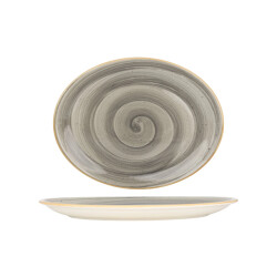 Bonna Serveerschaal aura space porselein 36 cm set van 2