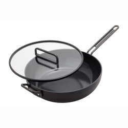 Greenpan Tucci koekenpan met deksel black 33 cm