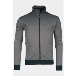 Baileys Vest sweat cardigan zip 2-tone ox 512258/69