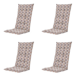 Madison kussen hoge rug rae - 123x50x5cm set van 4