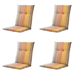Madison kussen lage rug nox - 105x50x6cm set van 4