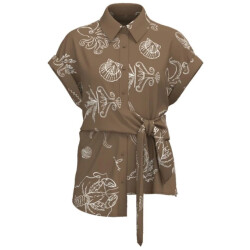 Nukus Nks01187 273 aneta top print fango/offwhite