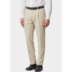 Bos Bright Blue Linnen broek summer pant 5099.426/23a