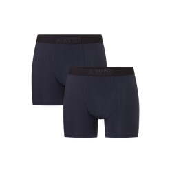 Alan Red Heren boxershorts 2-pack effen donker