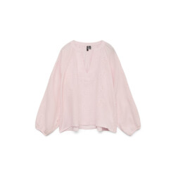 Vero Moda Vmnatali ls emb top wvn noos licht
