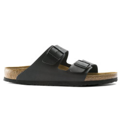 Birkenstock Arizona zwart smal voetbed heren slipper