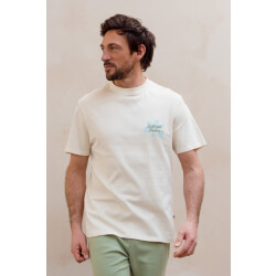 Kultivate 2601020208 ts flowers 226 egret t-shirt kultiv