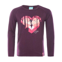 Bejo Kinder/kids rita hart t-shirt met lange mouwen