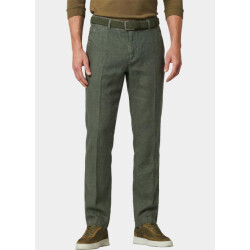 Bos Bright Blue Linnen broek beach pant 5507.426/331