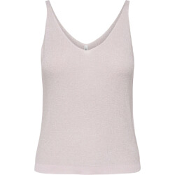 Only Onlshina sl glitter top knt pale lilac/silver gl