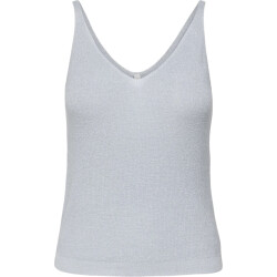 Only Onlshina sl glitter top knt ballad blue/silver g