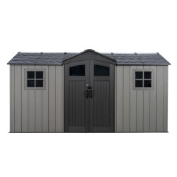 Lifetime Kentucky kunststof tuinschuur met vloer 206x427 cm -