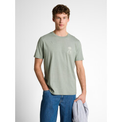 Tom Tailor Fine stripe printed t-shirt