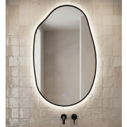Badplaats Badkamerspiegel globe led 52 x 84 cm badkamer spiegel spiegel