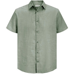 Jack & Jones Jjesummer linen blend shirt ss sn army