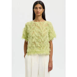 Selected Femme slfmyline ss boat neck top b 16101005 lint