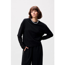 Catwalk Junkie 2504020402 tshirt with lace sleeves