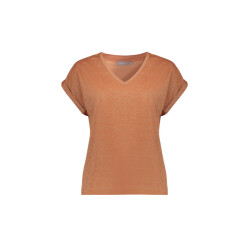 Geisha T-shirt lurex v-neck