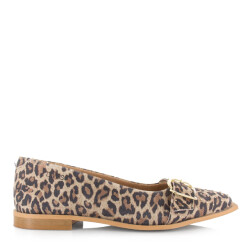 DWRS Label Port vila leopard loafers loafers dames