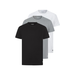 G-Star Heren ondershirt bamboe cove t-shirt ronde hals 3-pack effen wit/grijs/zwart