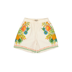 Garcia Jeans dames broeken shorts 4159.08.0006 ecru dessin