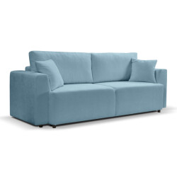 Furnilux 3-zits sofa bed moderne slaapbank met comfortabel pu-schuim