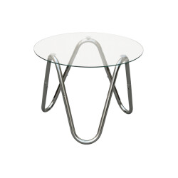 Leitmotiv side table ventana rond - 50x50x35 cm