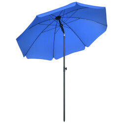 4goodz Strandparasol met windvanger kantelbaar uv50+ blauw