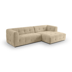 Furnilux L-vormige sofa rechts beige | tenso sofa | moderne woonkamerbank