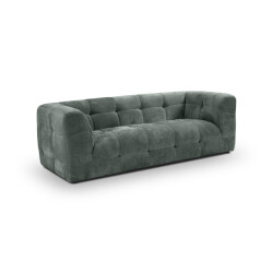 Furnilux Tenso 2.5-zits bank in petrol moderne woonbank met fsc-hout