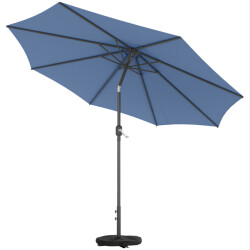 4goodz Parasol 300 cm met kruisvoet en zandzak uv 30+ -