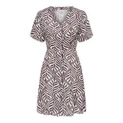 Only onlevida s/s short dress wvn noos 15237382 fudge kelly leaf